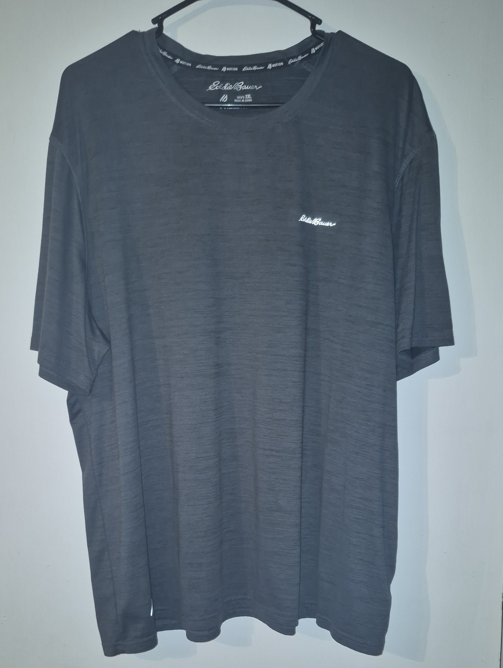 Eddie Bower Men's Grey Crew Neck T-Shirt XXL